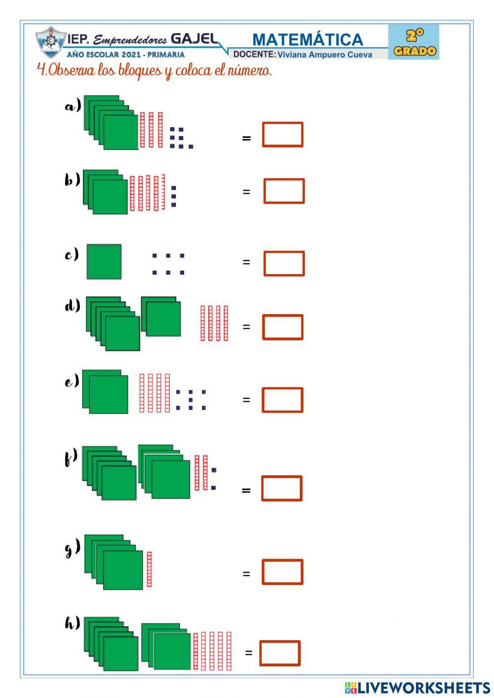 Orden y comparación de números naturales