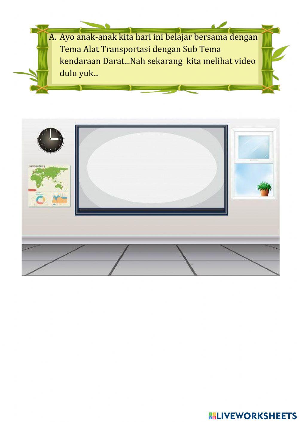 Tema alat transportasi darat