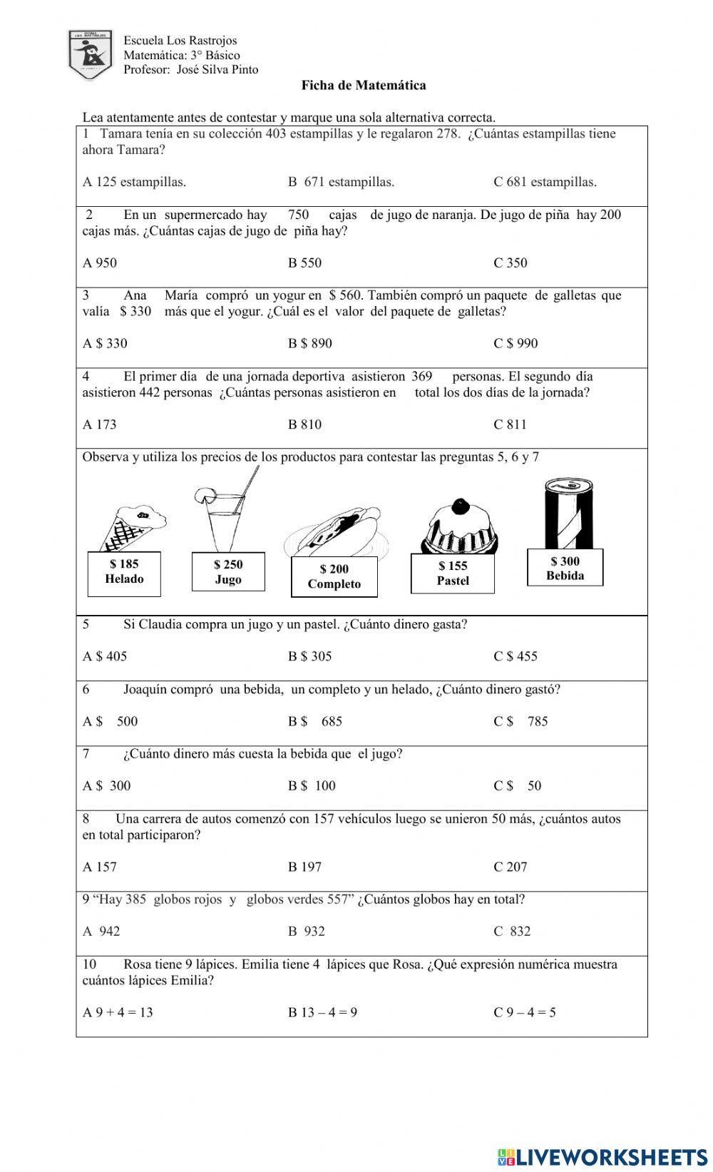 Adición con reserva