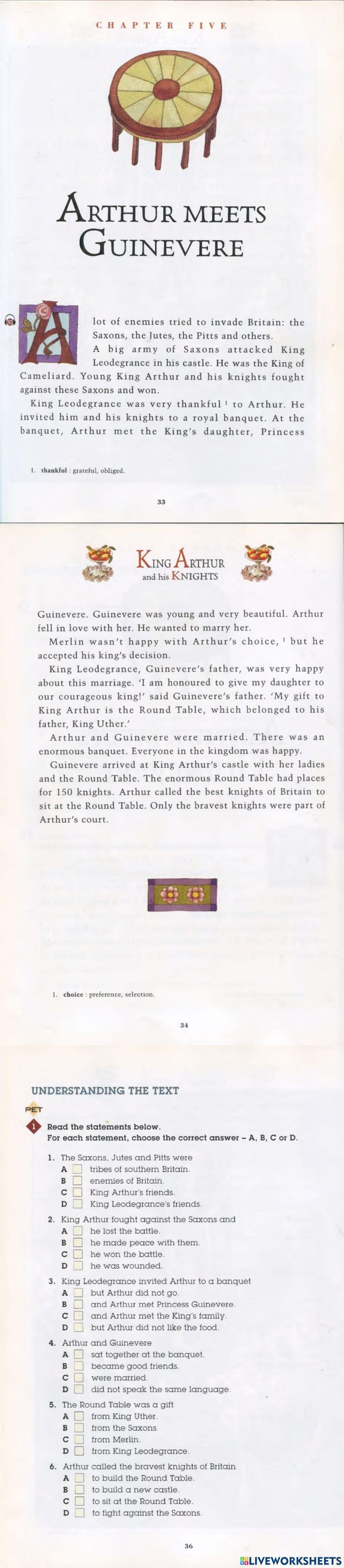 King Arthur and his Knights - Chapter Five