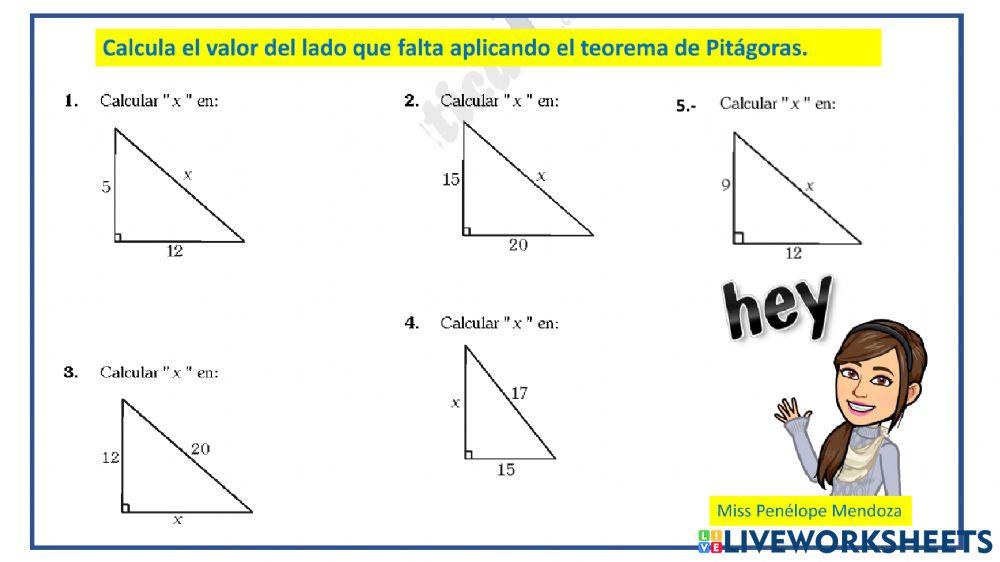 Teorema de Pitágoras