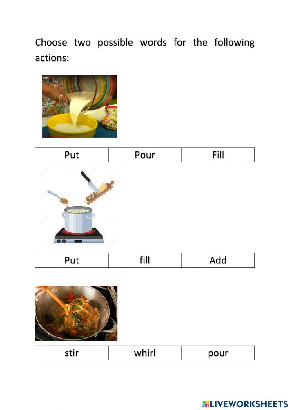 Materials and Instructions