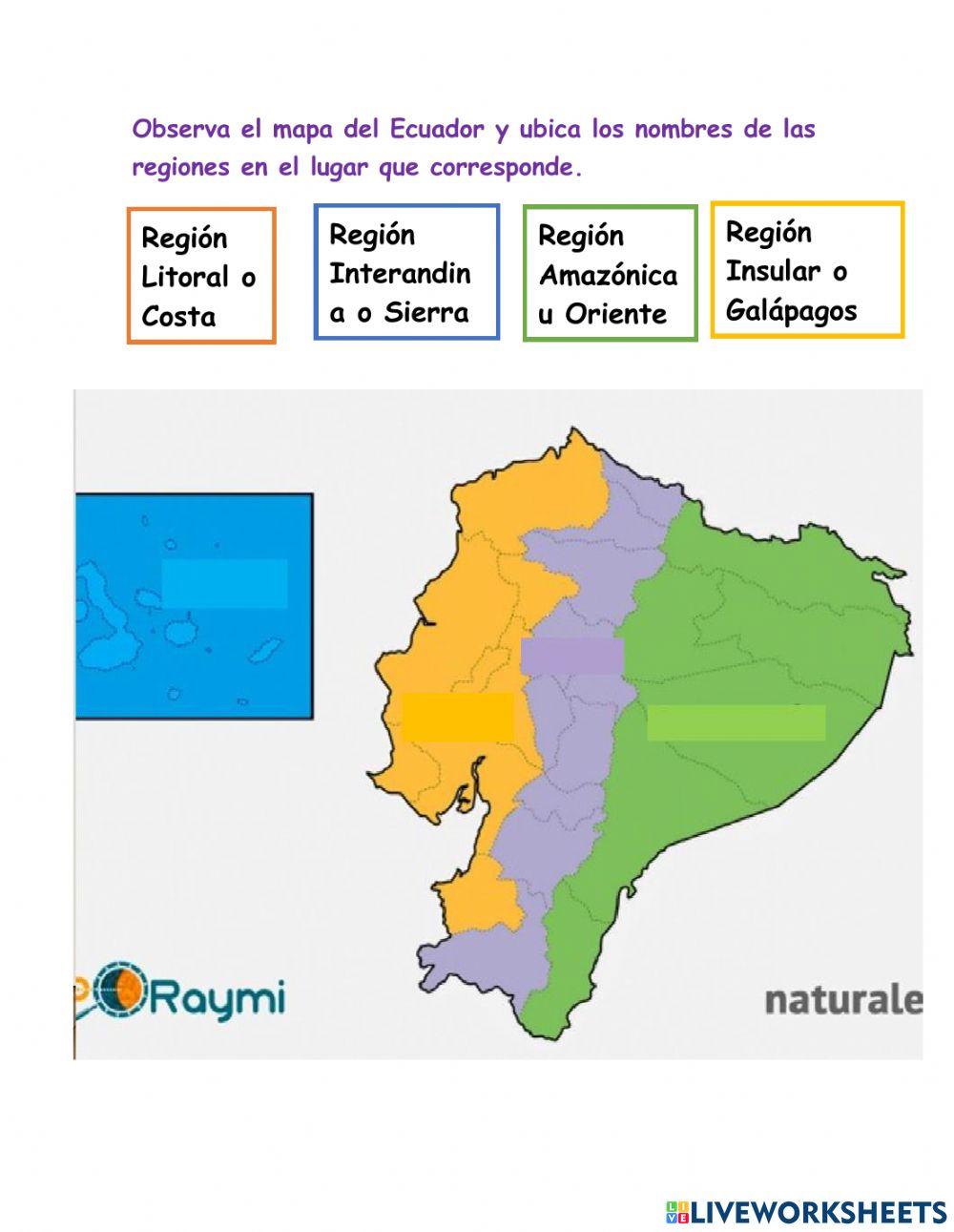 Mi país Ecuador y sus Límites