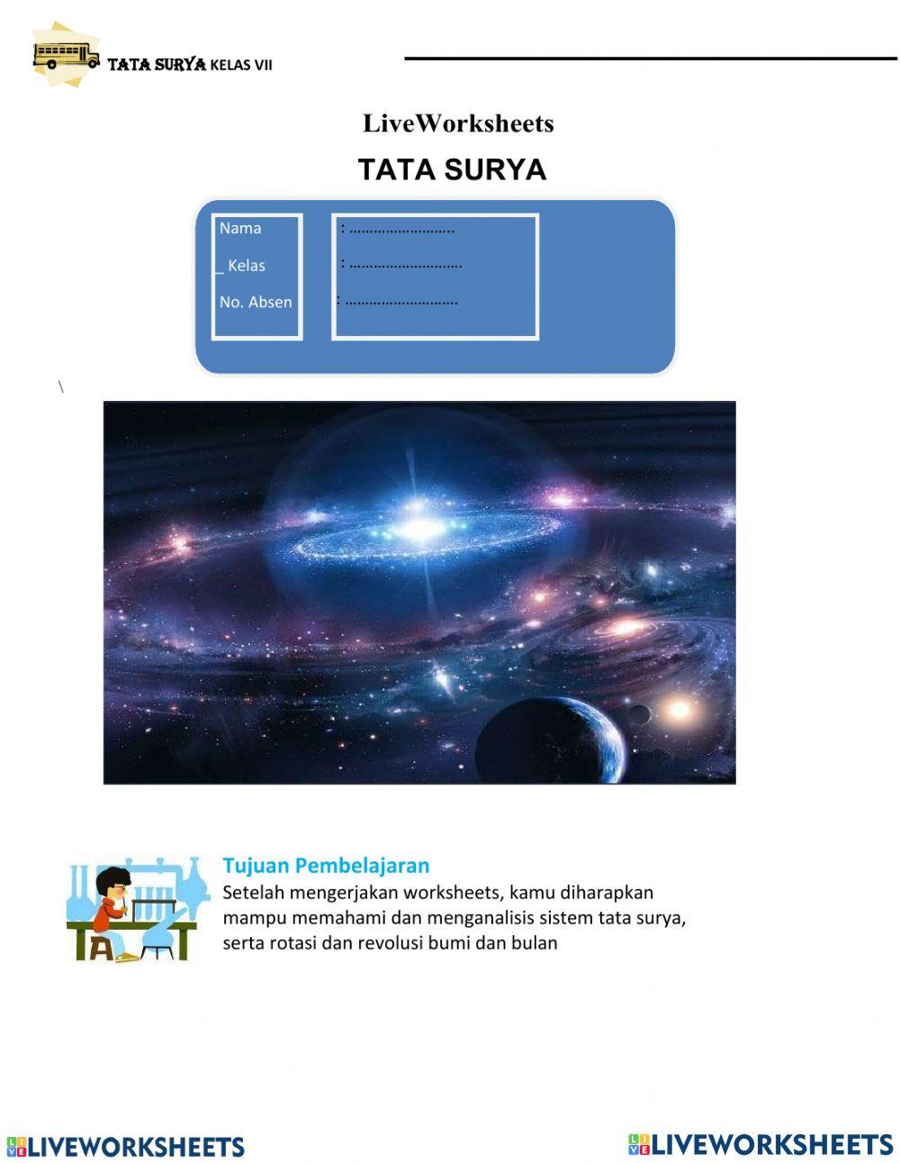 sistem tata surya kelas vii