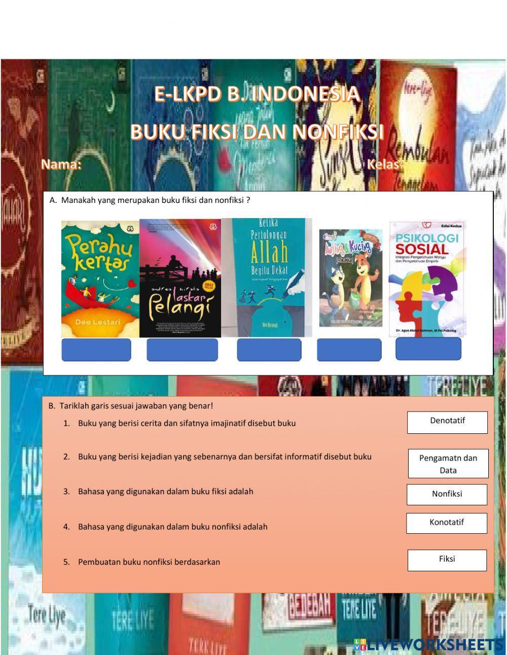 Buku Fiksi dan Nonfiksi