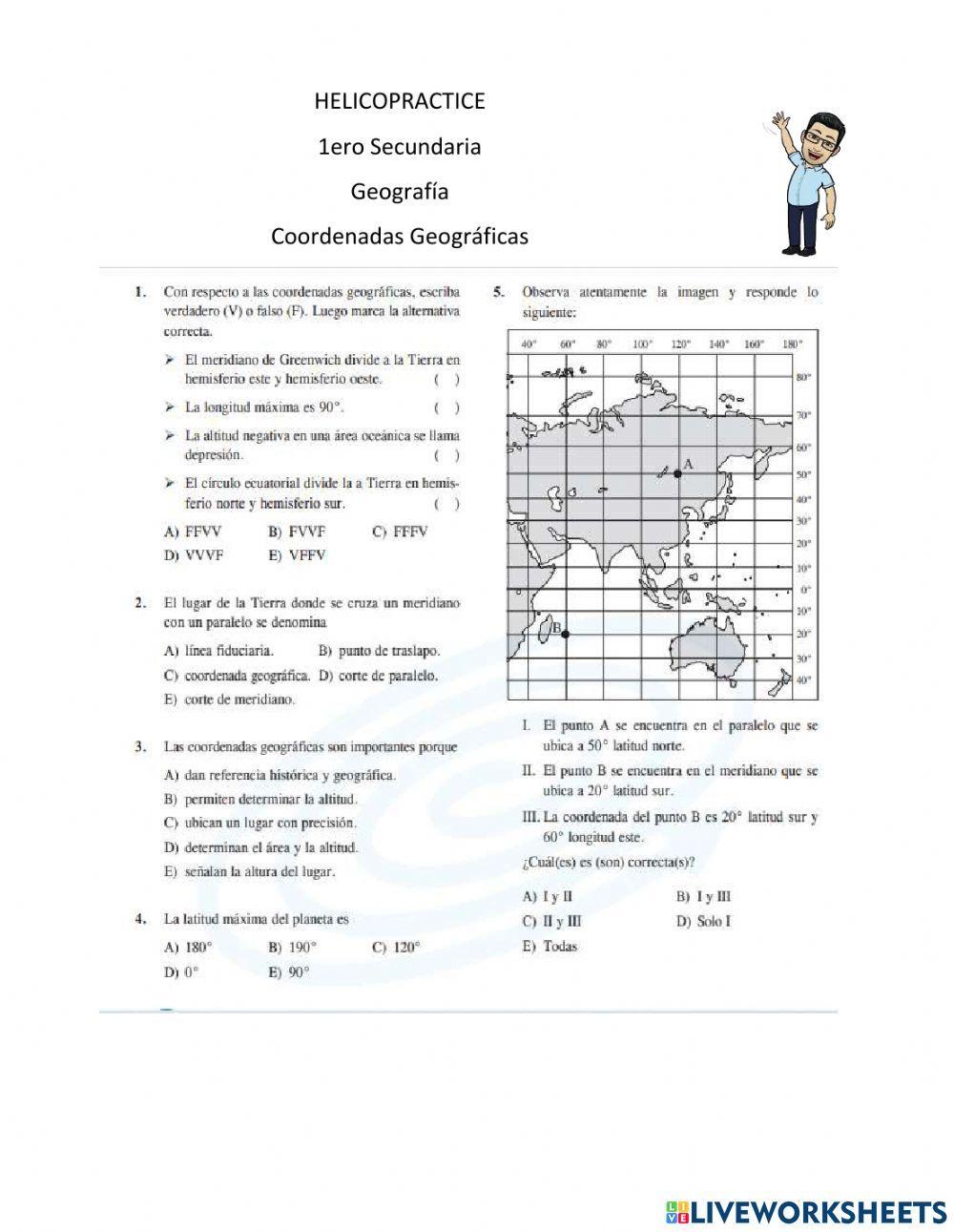 Coordenadas Geograficas