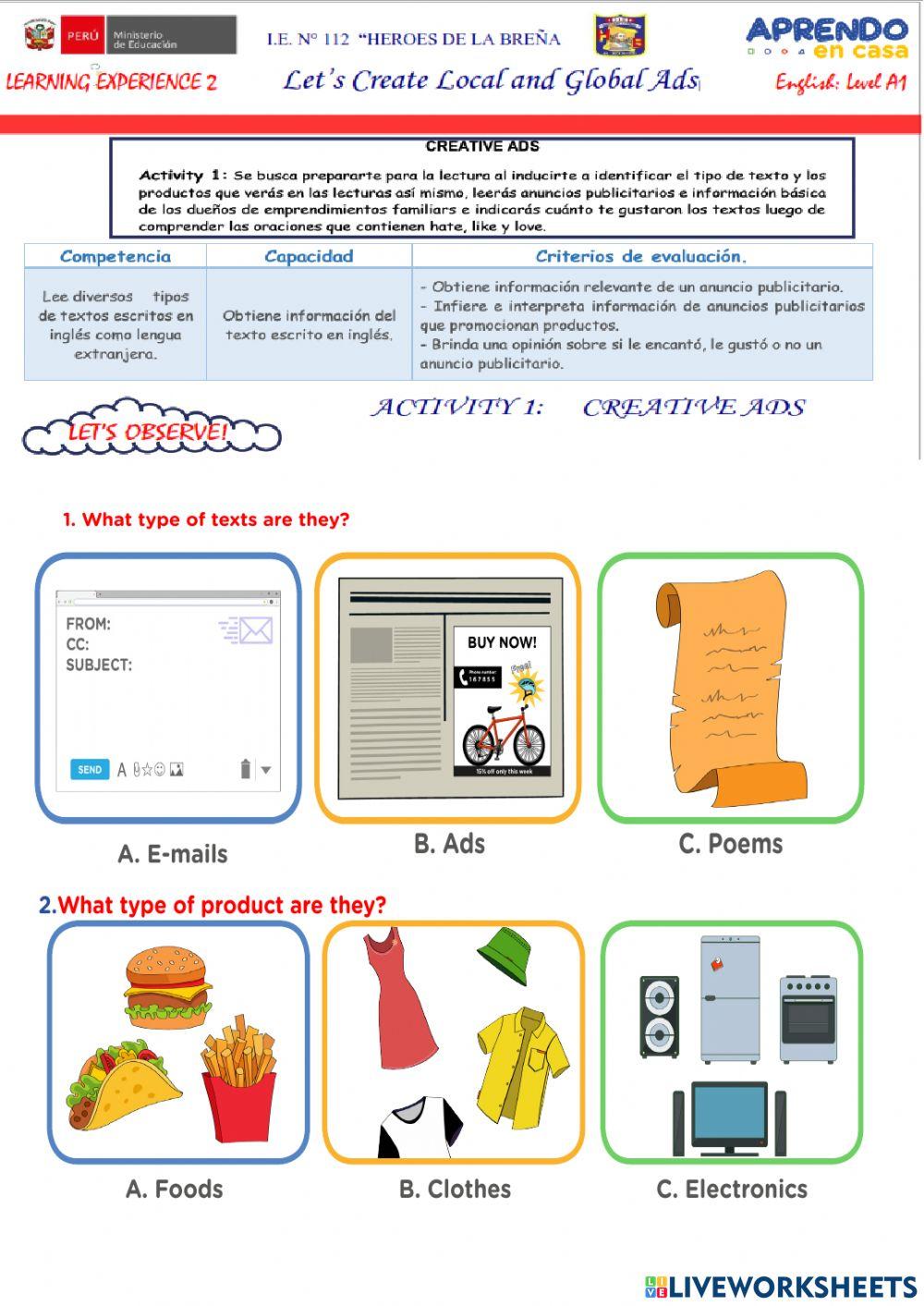 Let’s Create Local and Global Ads