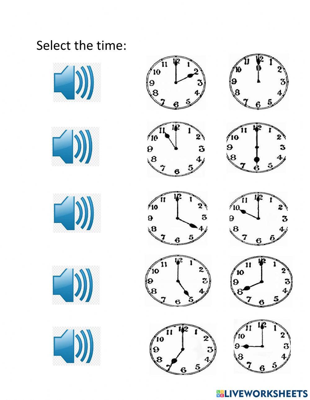 Time Reading Activity