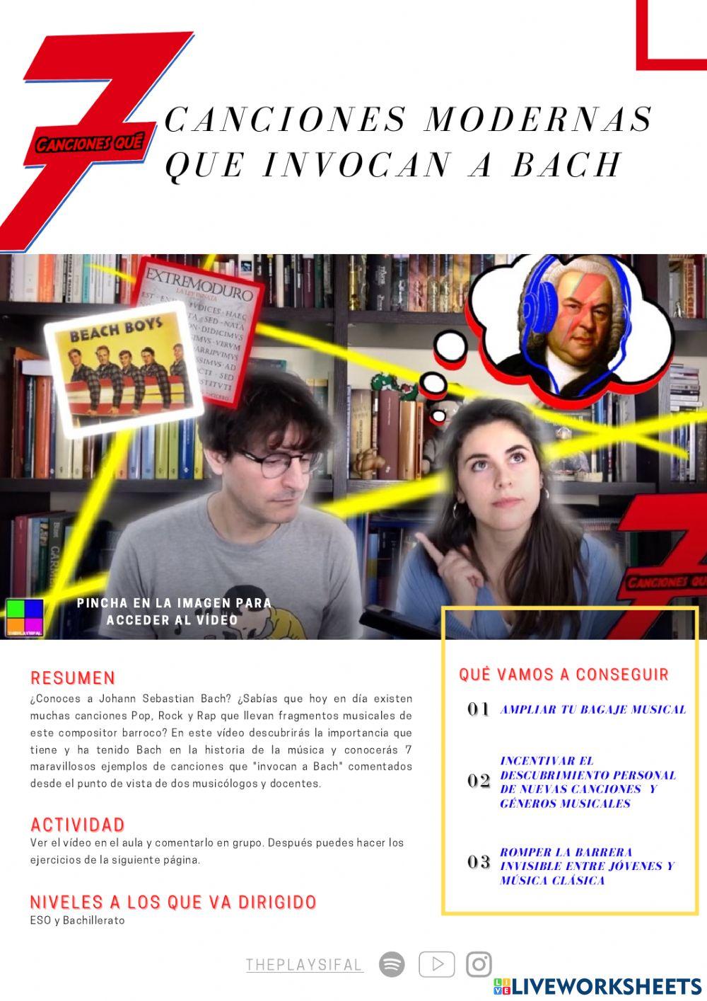 7 canciones modernas que invocan a Bach.