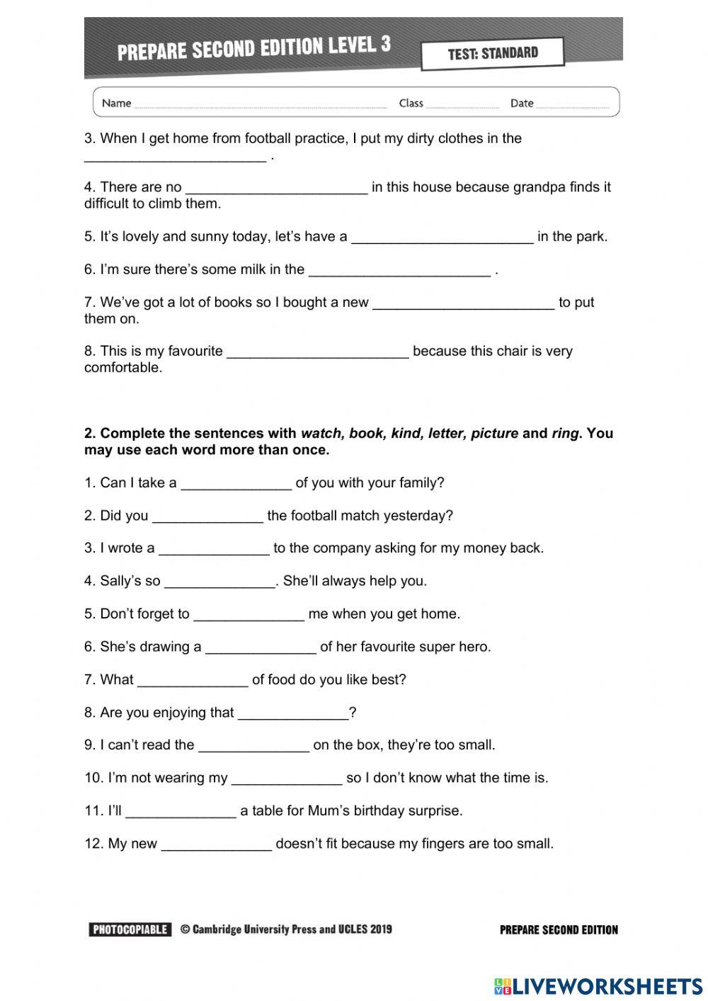 Prepare 2 - Test Unit 7-8