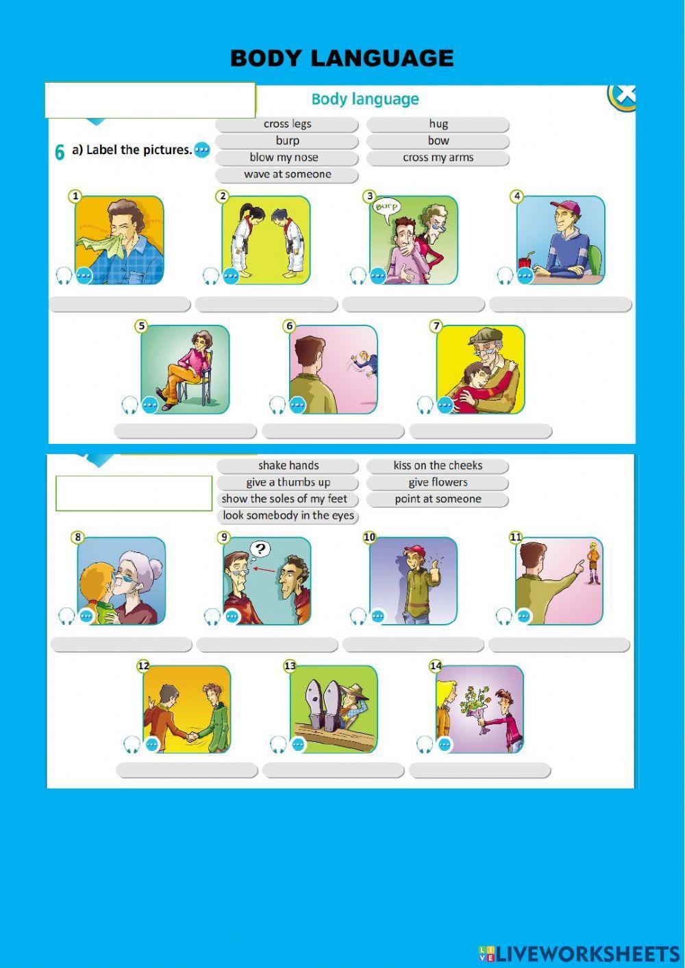 Pr.T.-1 M-6 BODY LANGUAGE