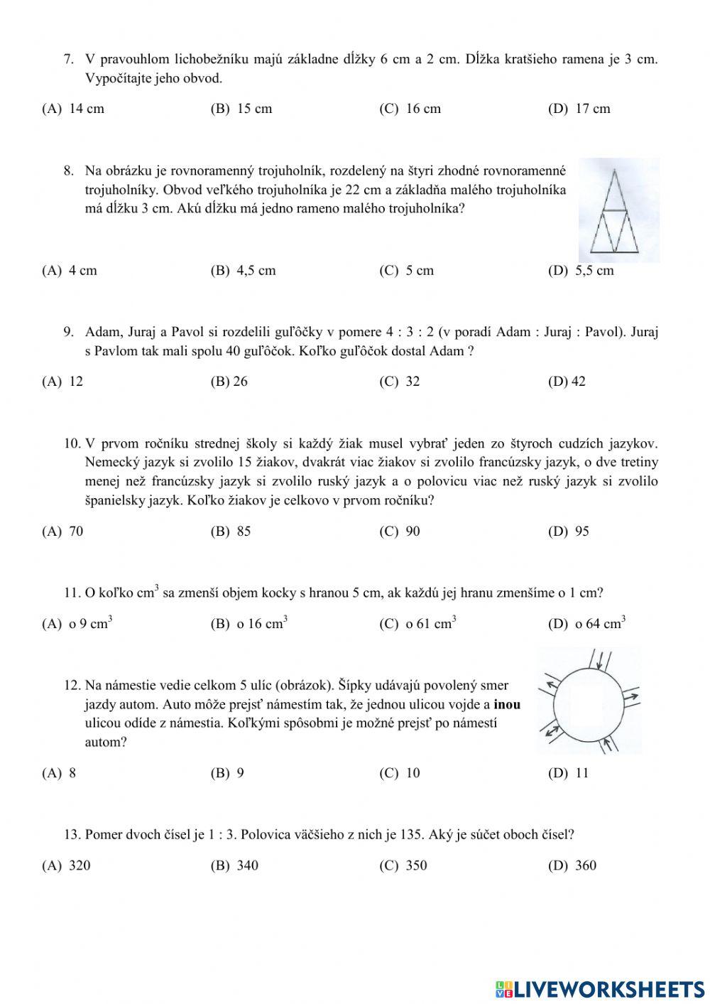 Prijímacie skúšky 2019 (gsv)