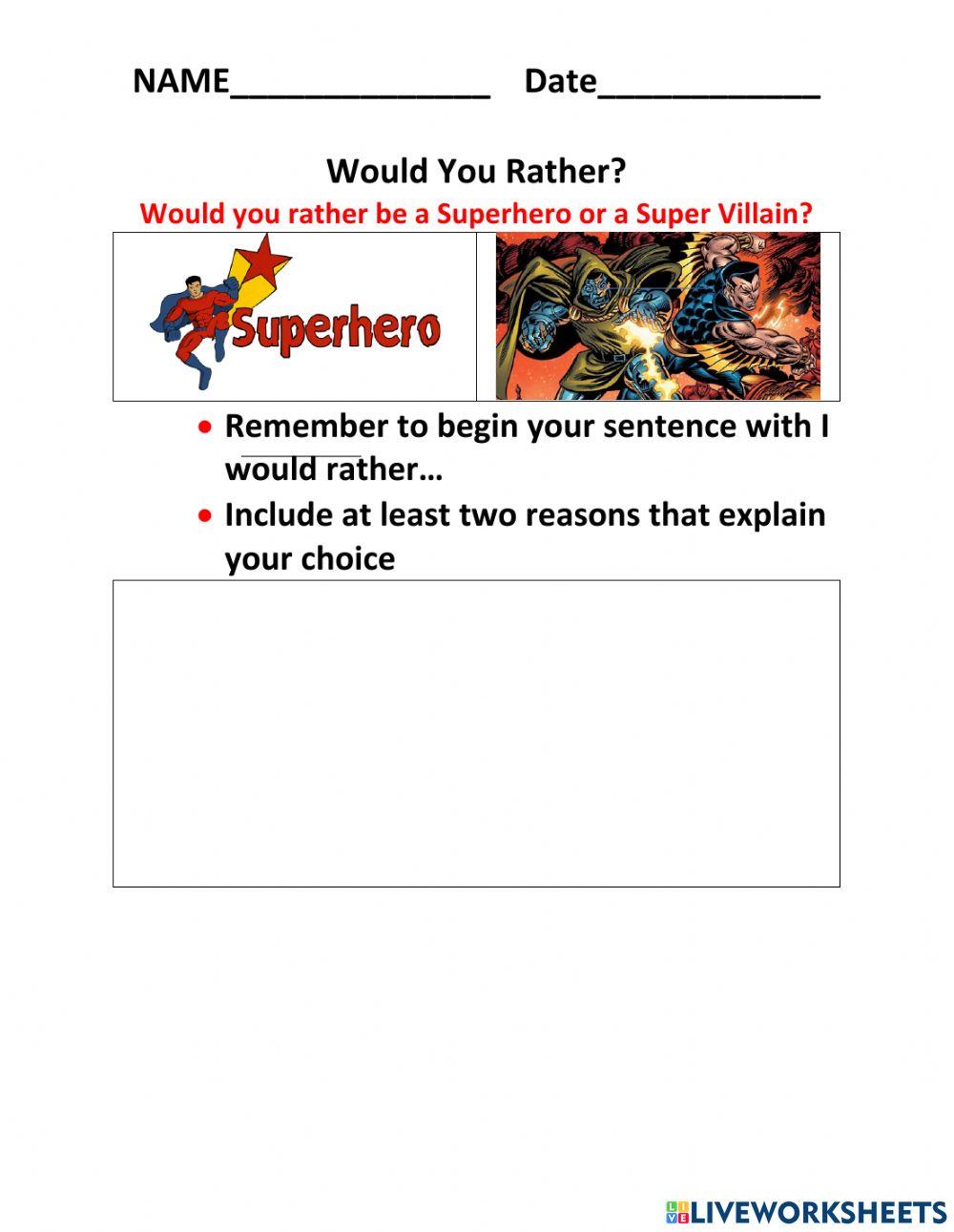 Would you rather