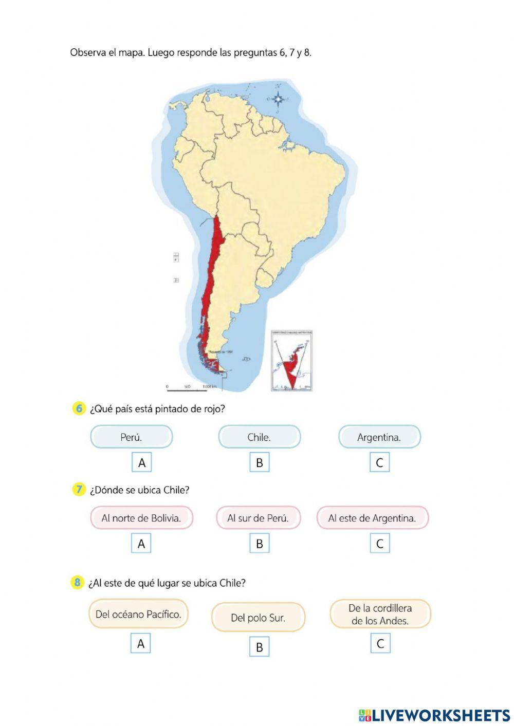 Evaluación Ciencias Sociales, Unidad 1 Lección 1