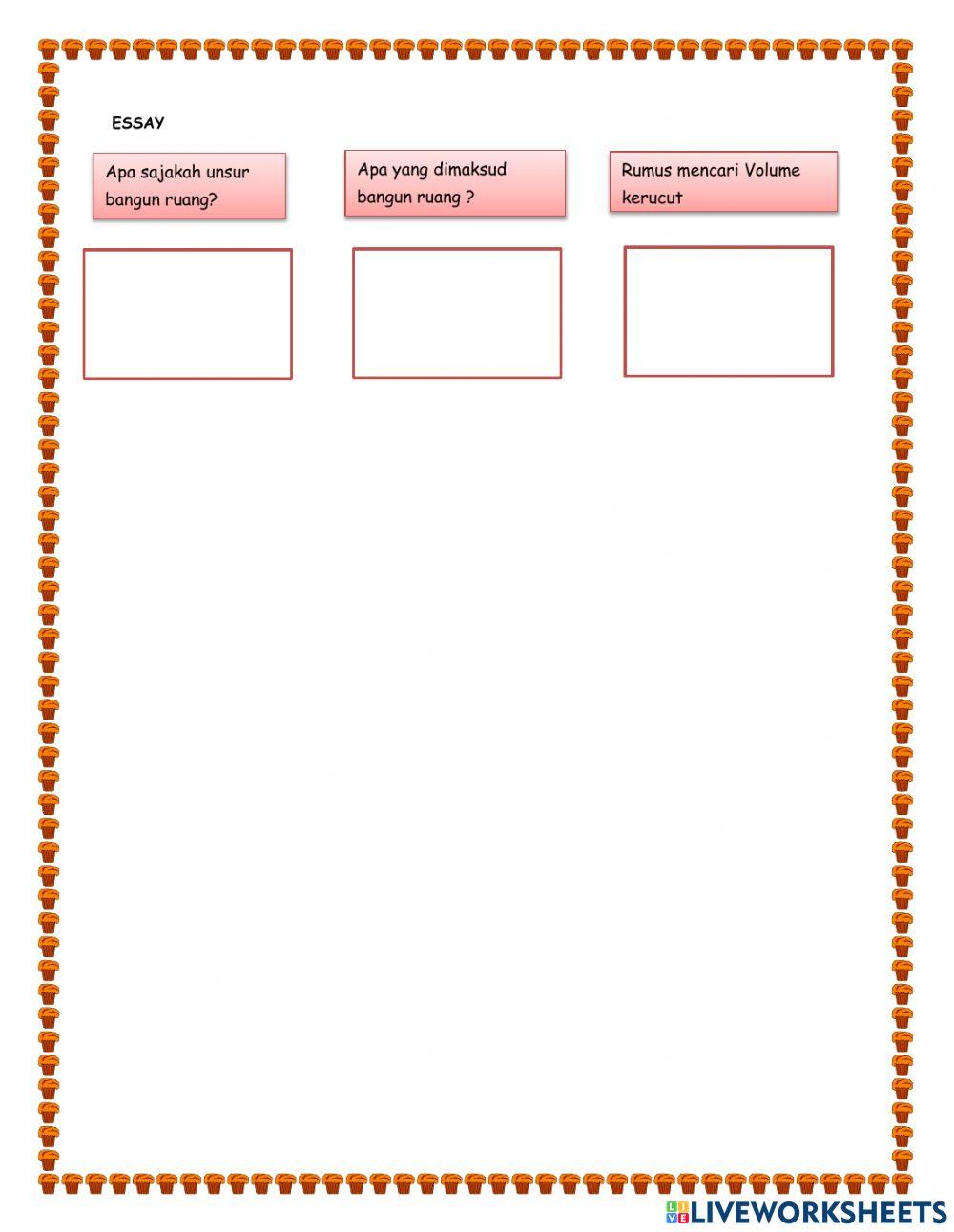 Lks interaktif bangun ruang