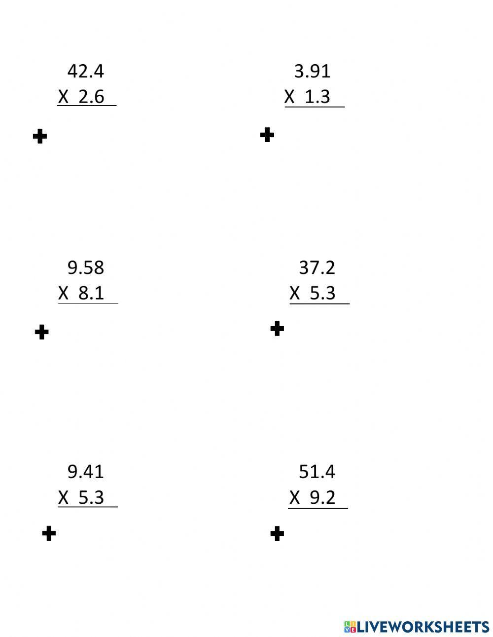 Decimal multiplication