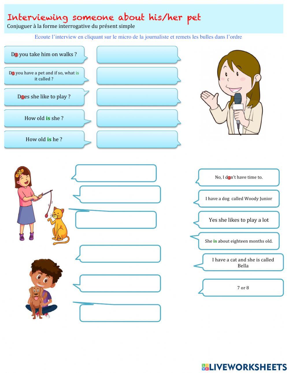 Interviewing someone about his-herpet