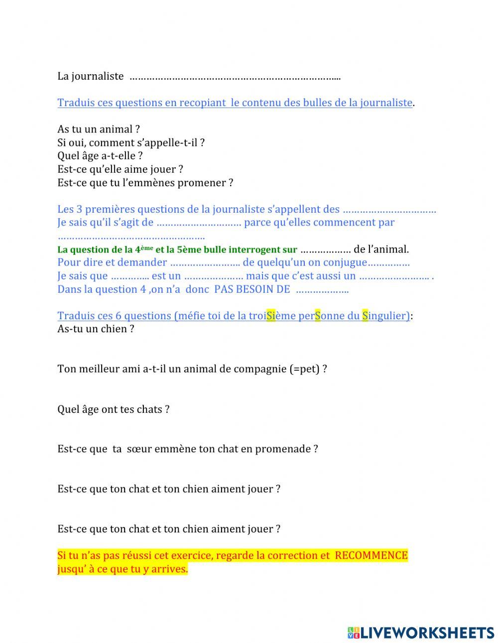 Interviewing someone about his-herpet