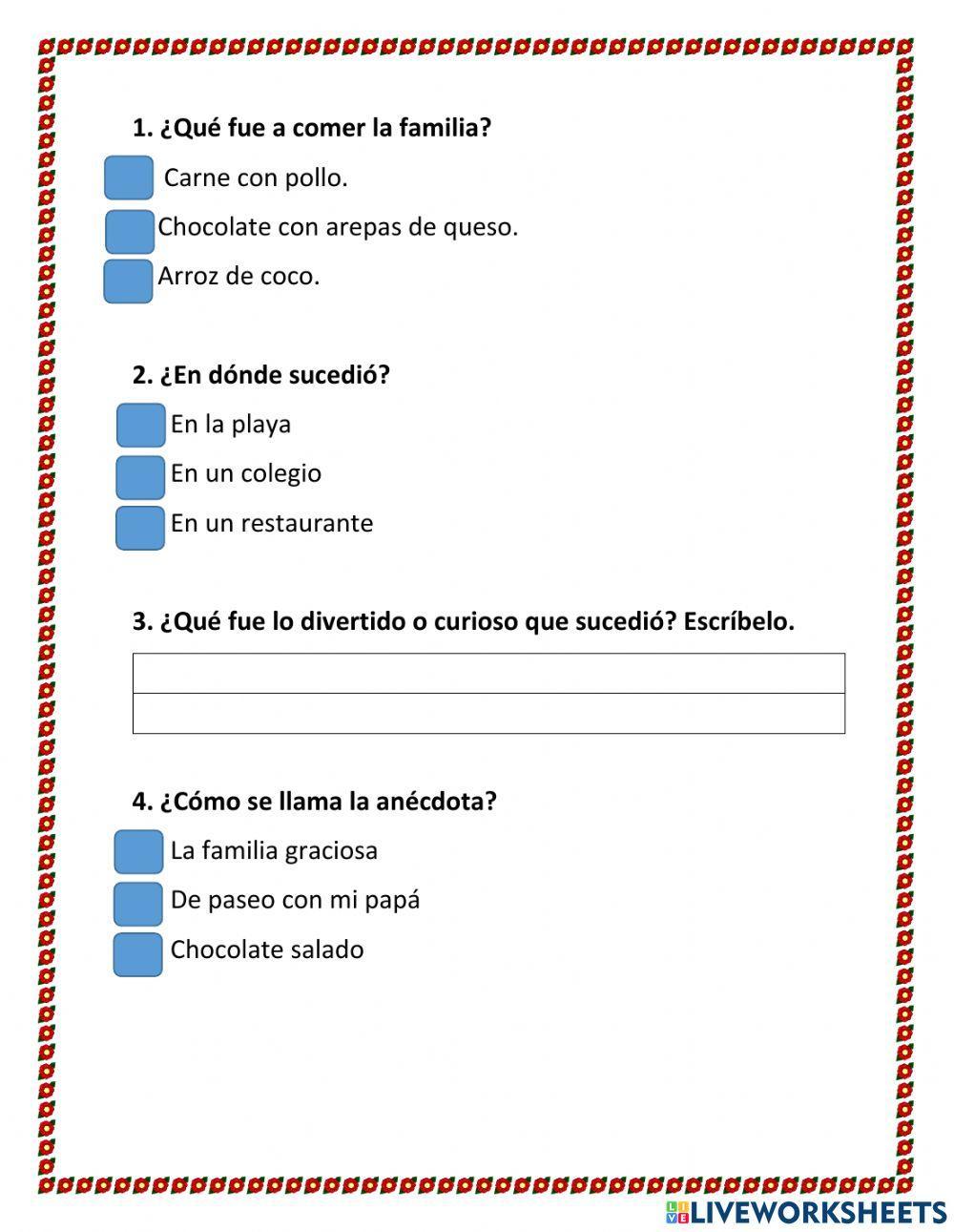 Repaso (anécdota y la sílaba)