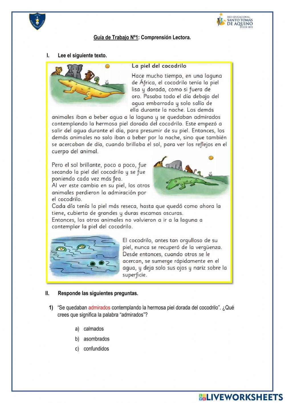 Comprensión lectora