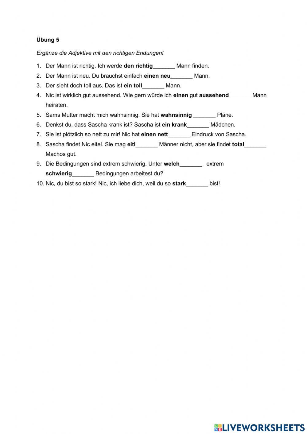 EXRTA Deutsch 13 Hochzeitspläne