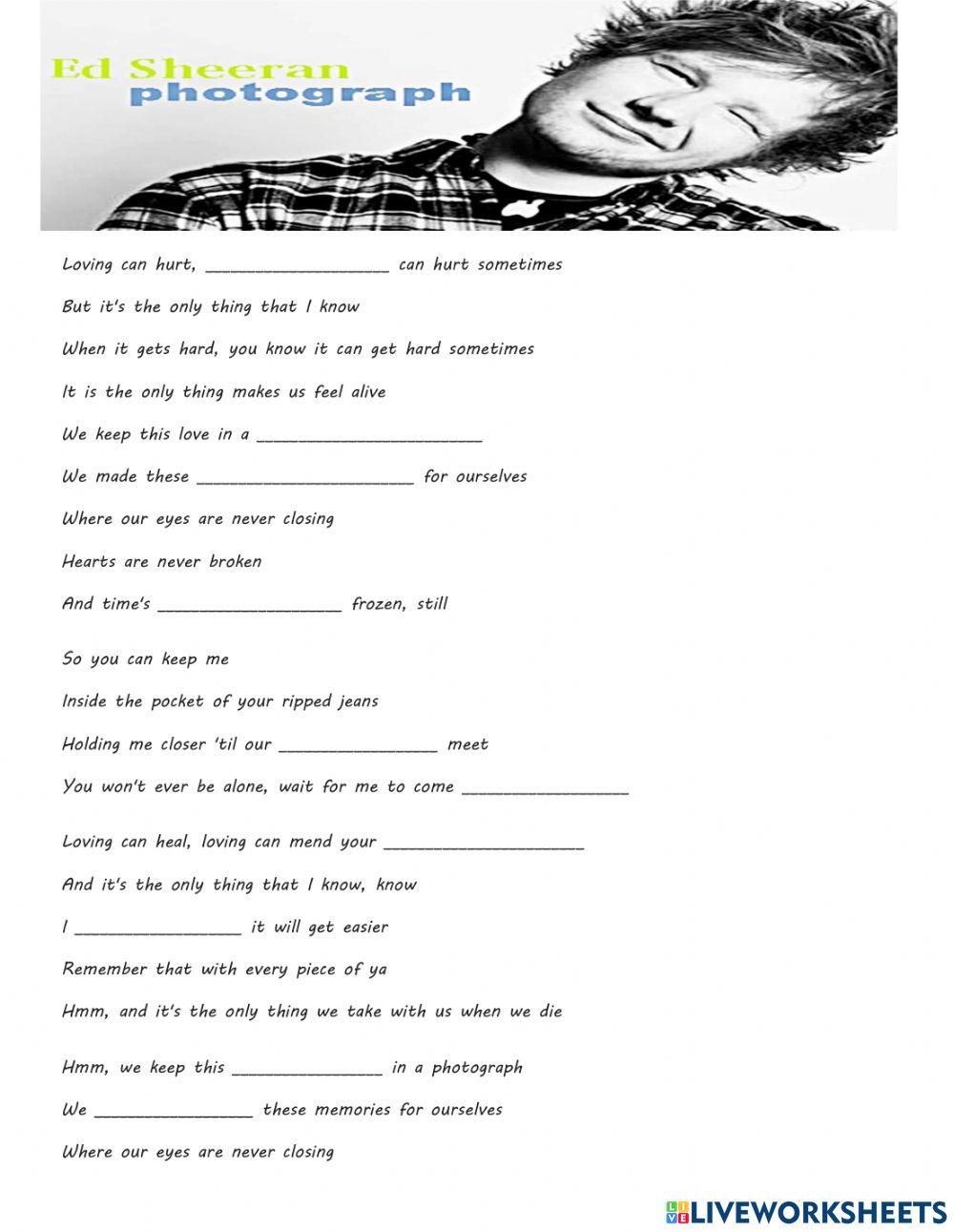 Photograph-Ed Sheeran