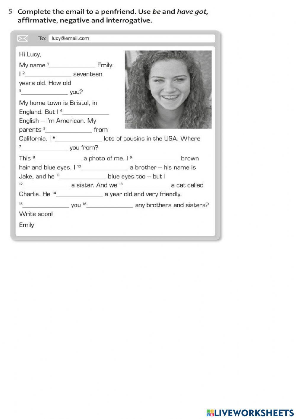 29.04.2021 Grade 6. Be and have 2.10 points.