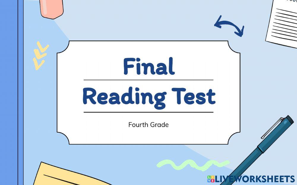 Reading Final Test