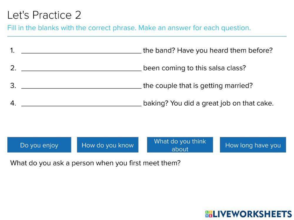 Greetings and farewells