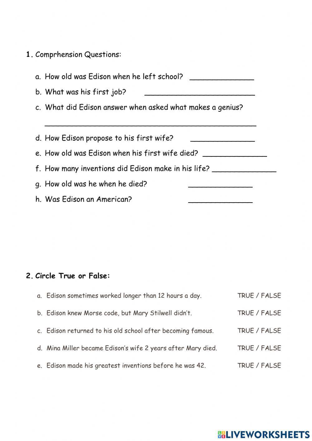 Reading Practice 3rd May