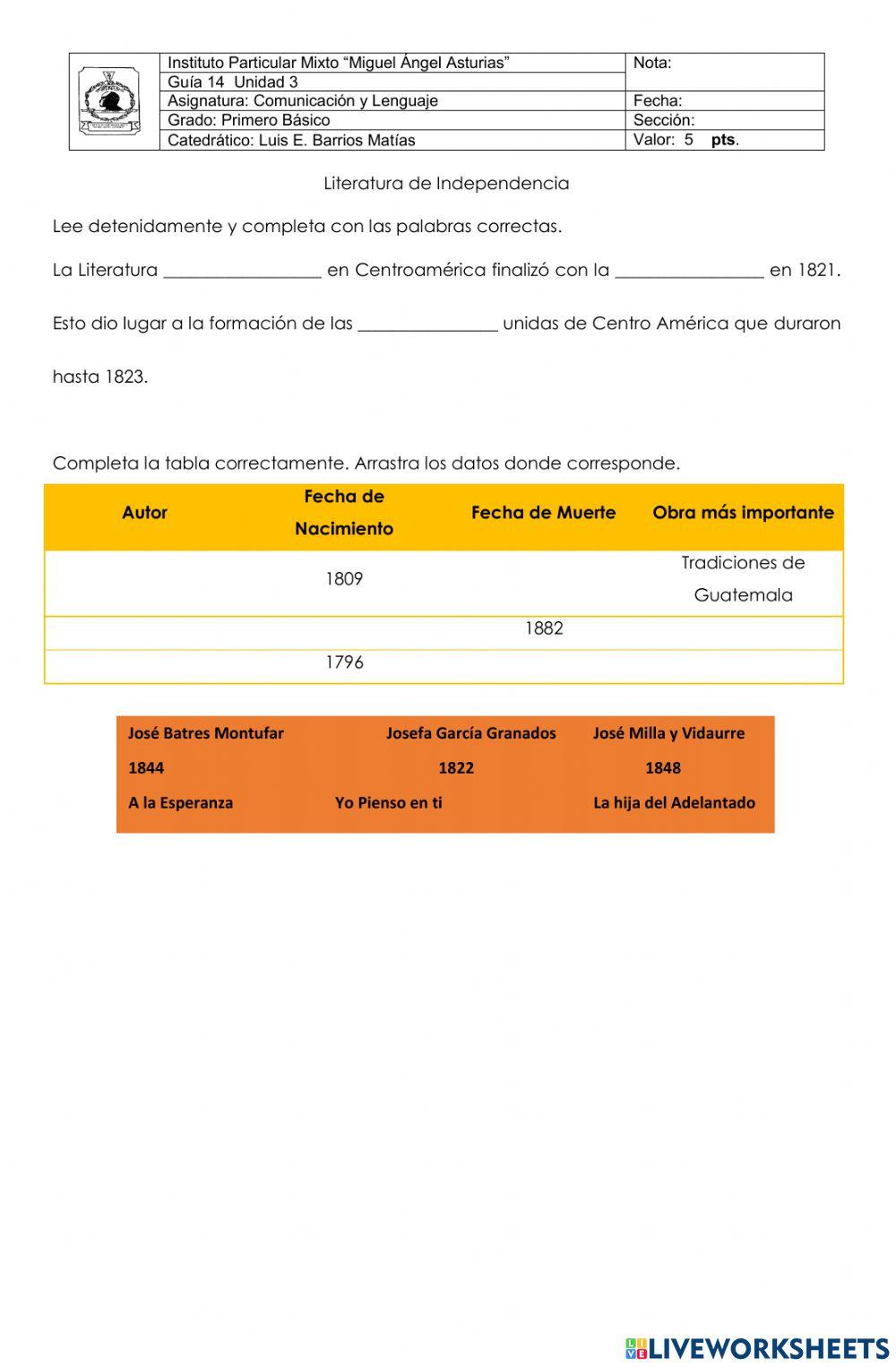 Literatura Guatemalteca