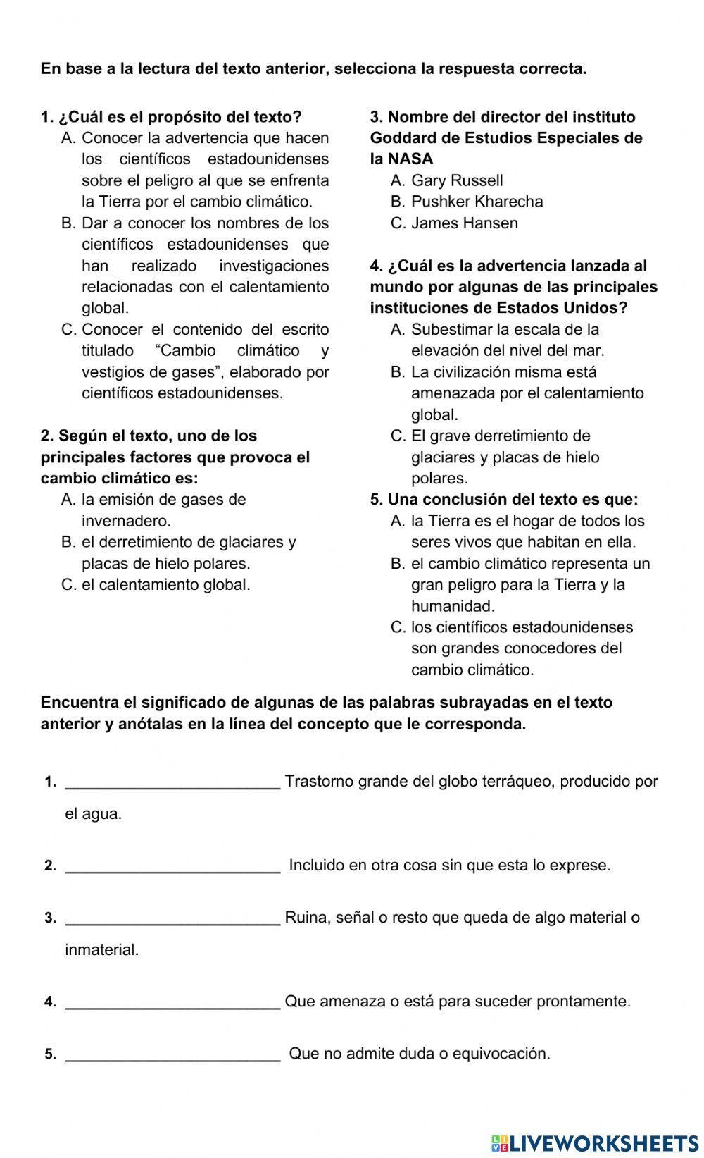 La Tierra en peligro