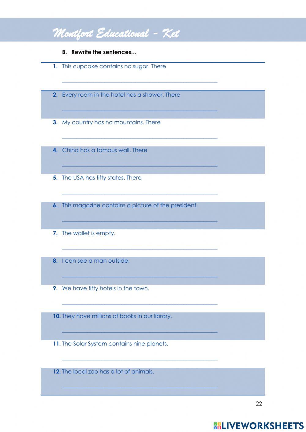 KET GRAMMAR UNIT 3.1