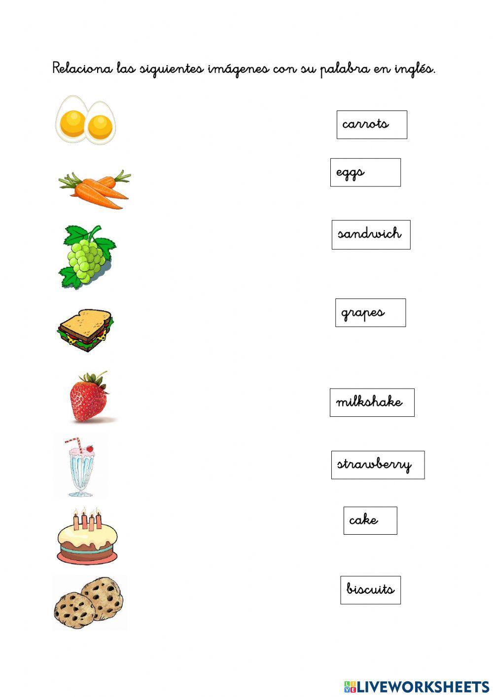 Vocabulary food