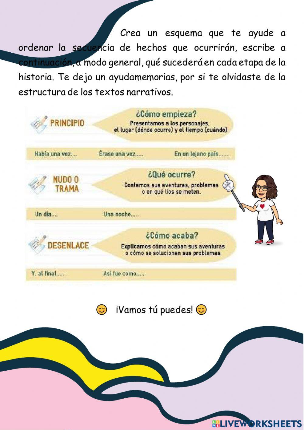 Producción textos narrativos