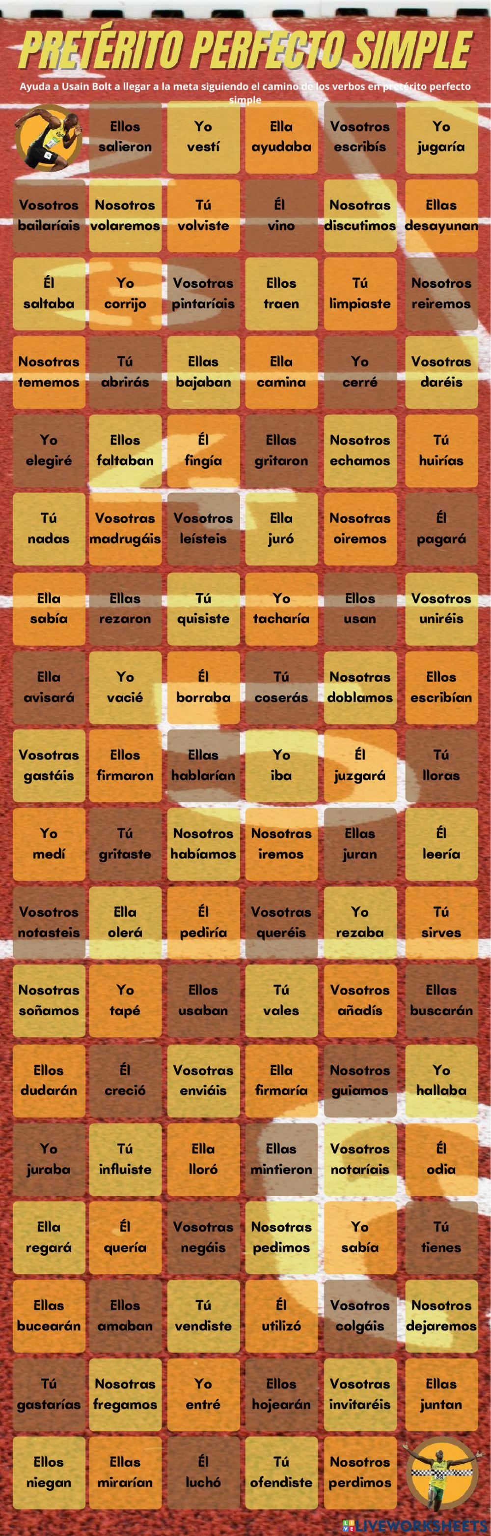 Pretérito Perfecto Simple