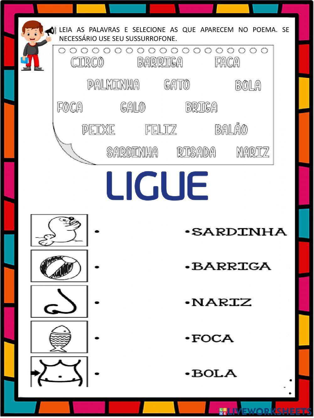 Atividade 049- poema a foca