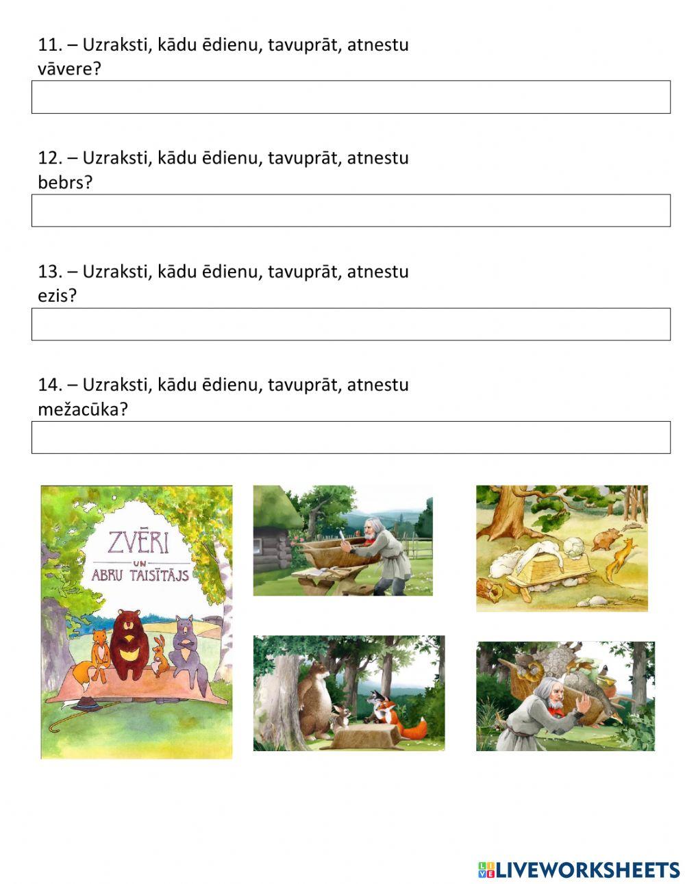 Zvēri un abru taisītājs