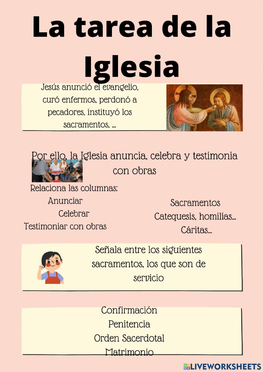 La tarea de la Iglesia