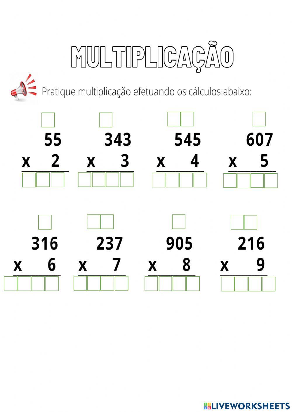 Multiplicação simples