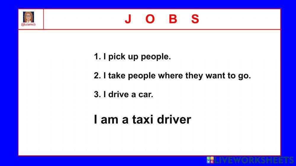 Job riddles | Free Interactive Worksheets | 6564223