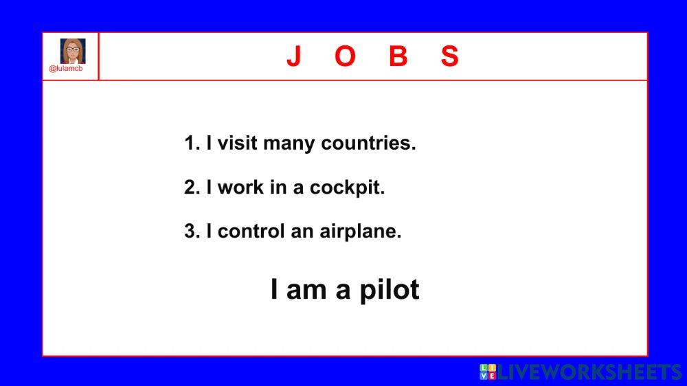 Job riddles | Free Interactive Worksheets | 6564223