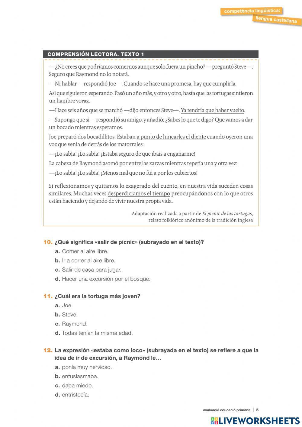 Competència bàsica castellà