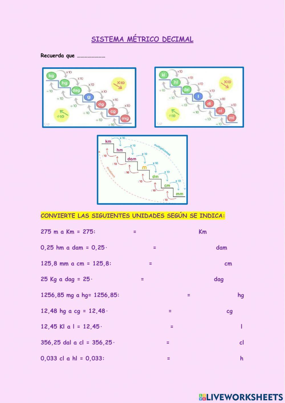 Sistema metrico decimal