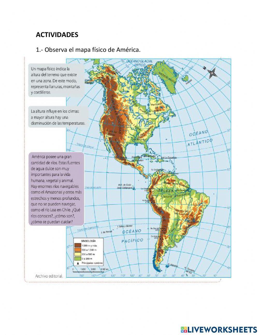 Geografía de américa