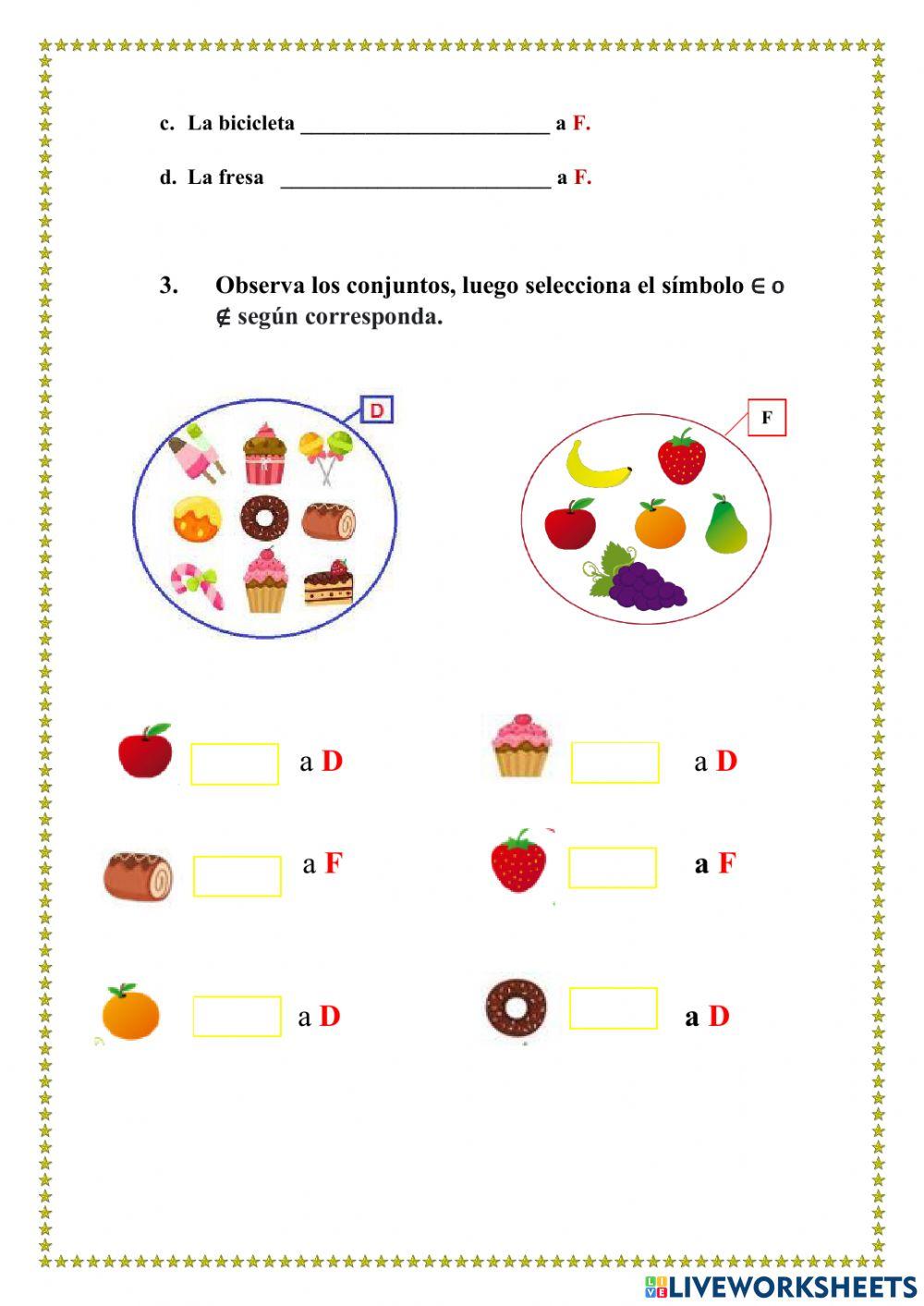 Conjuntos y relación de pertenencia
