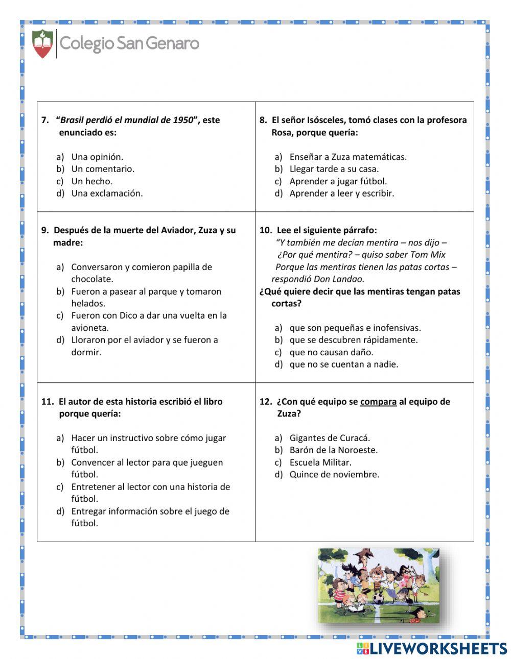 Prueba del libro Una historia de fútbol