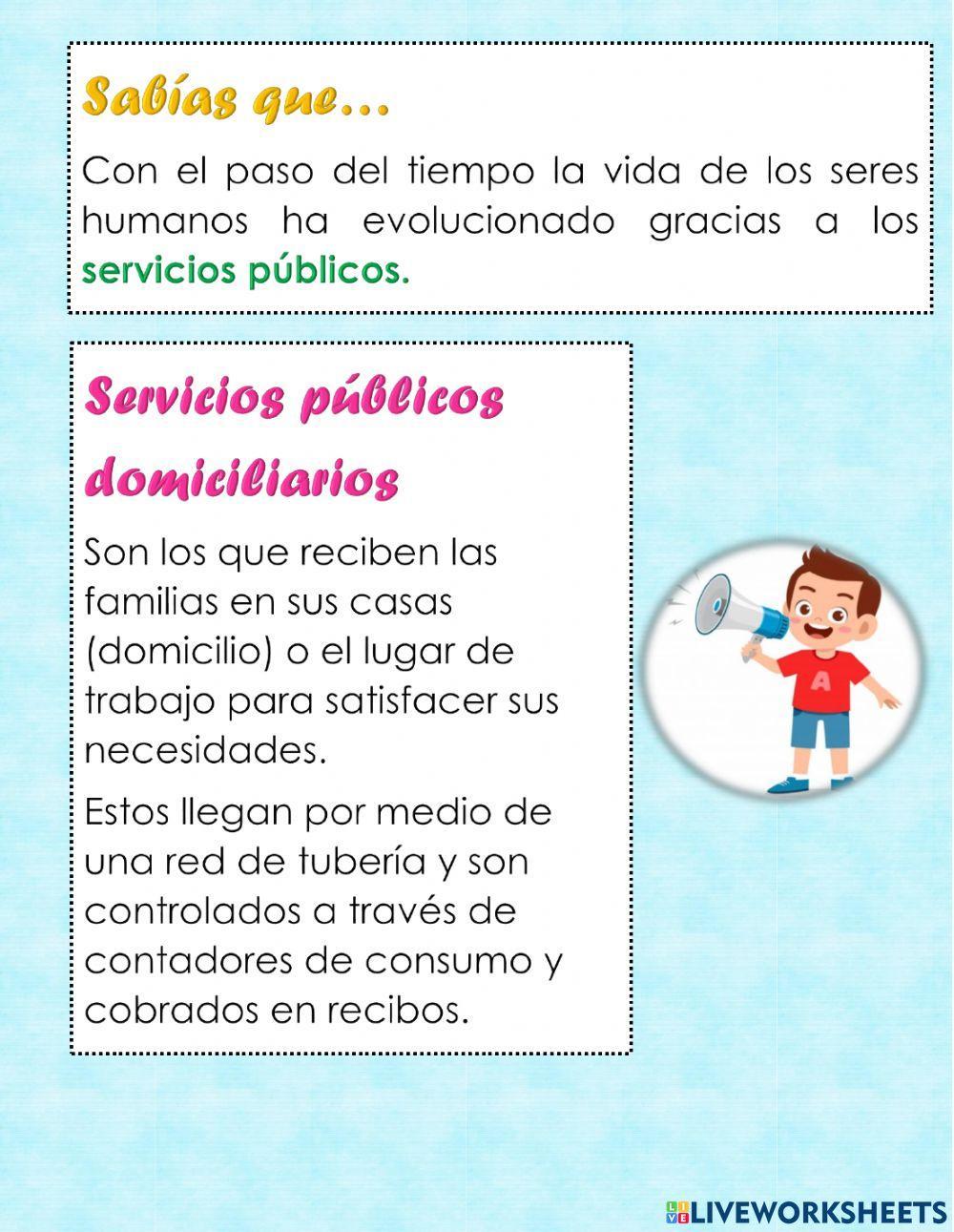 Bienes y servicios públicos