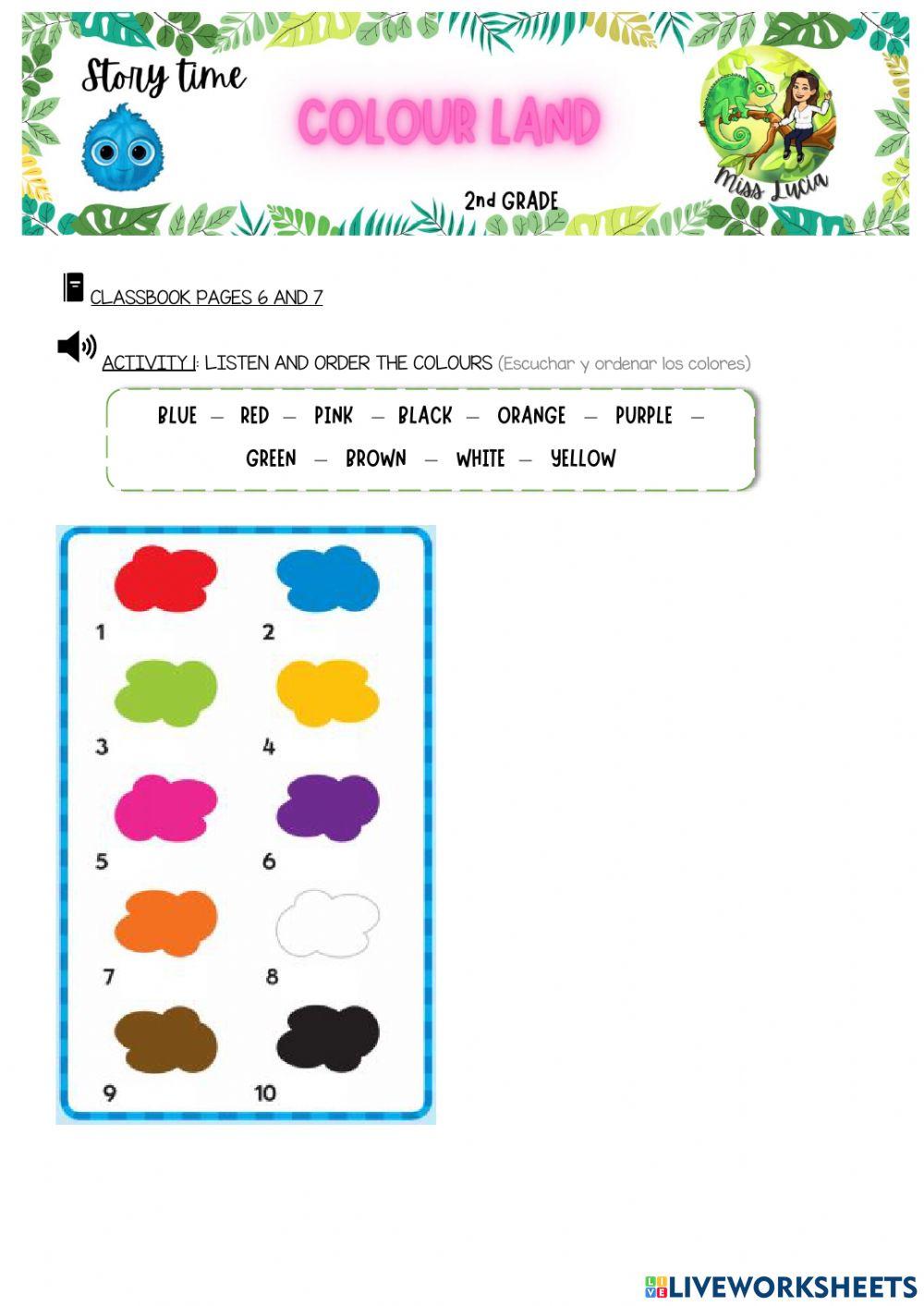 BRIGHT IDEAS 1 - Colour land