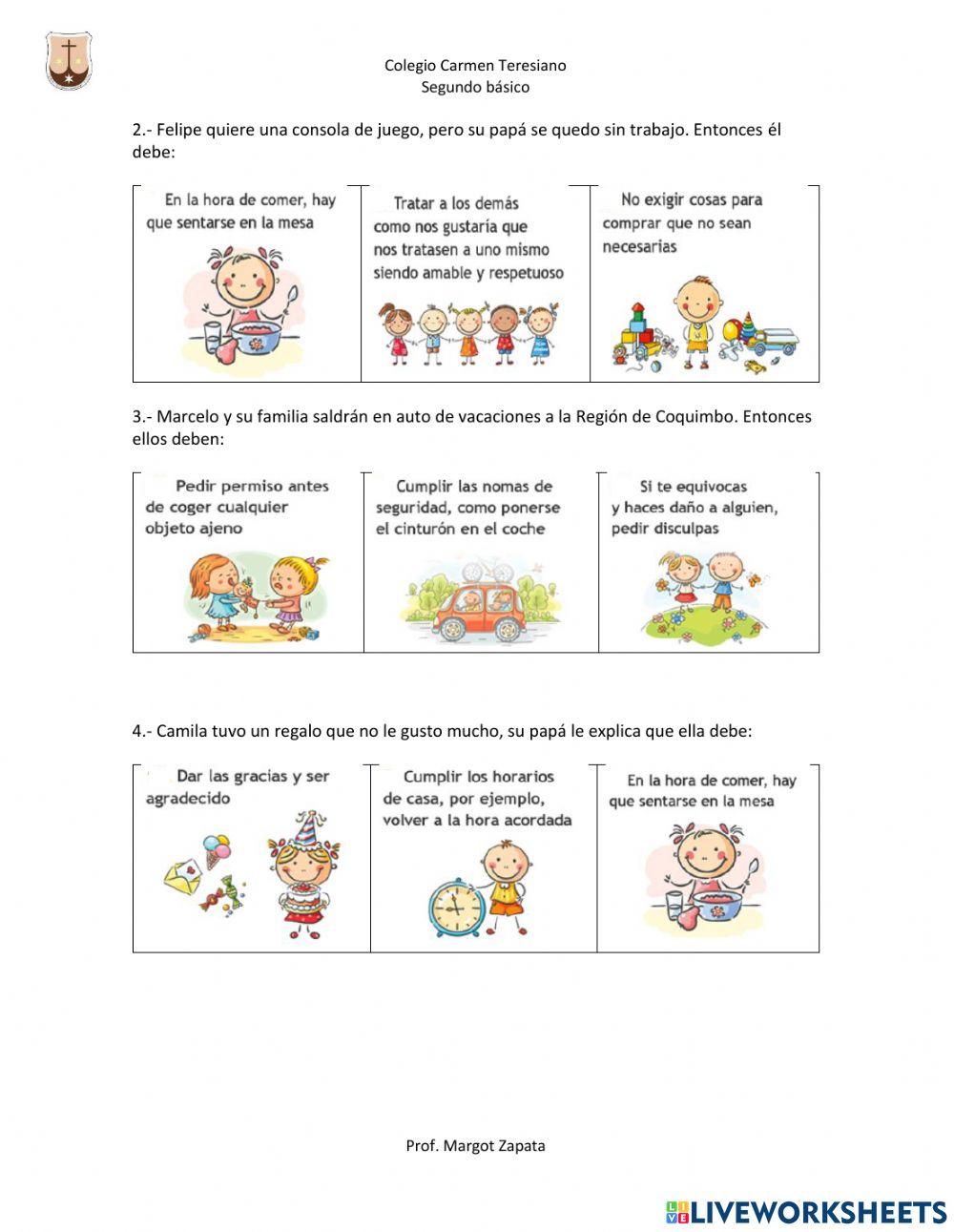 Prueba 2do Sociales n1